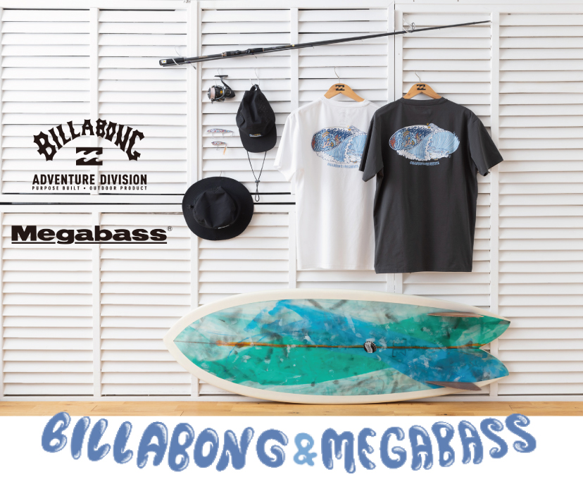 BILLABONG × MEGABASS 2026 | Megabass-メガバス