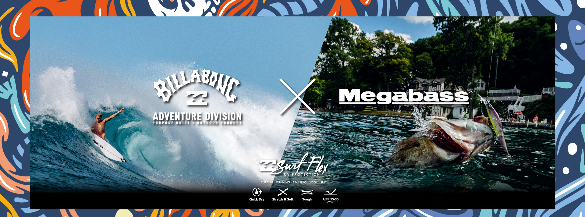 BILLABONG × MEGABASS 2026 | Megabass-メガバス