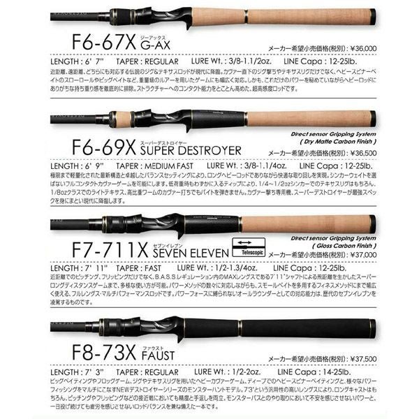 リストック】DESTROYER F6-69X | Megabass - メガバス オンラインショップ