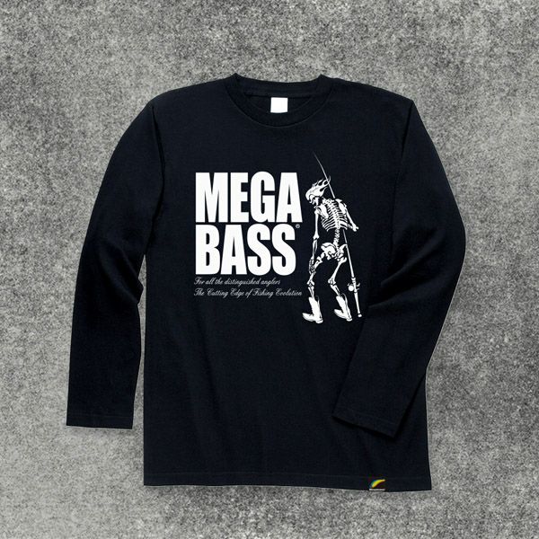 MEGABASS SKULL LONG T-SHIRT ブラック | Megabass - メガバス