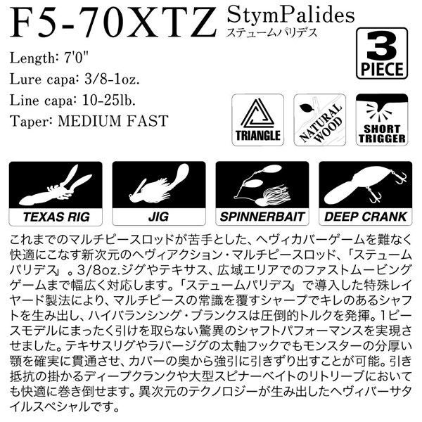 TRIZA F5-70XTZ | Megabass - メガバス オンラインショップ