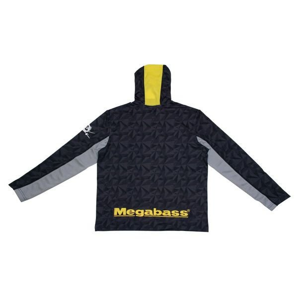 GAME HOODIE BLACK | Megabass - メガバス オンラインショップ