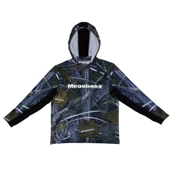 GAME HOODIE BLACK | Megabass - メガバス オンラインショップ