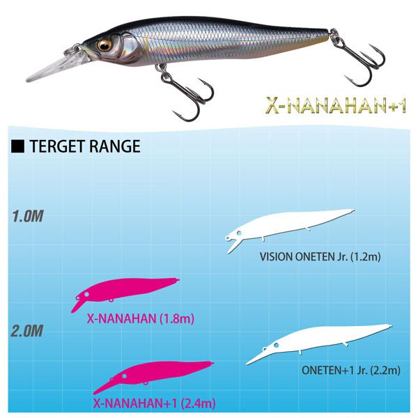 オンライン限定】X-NANAHAN+1 スイゴウヒガイ | Megabass - メガバス