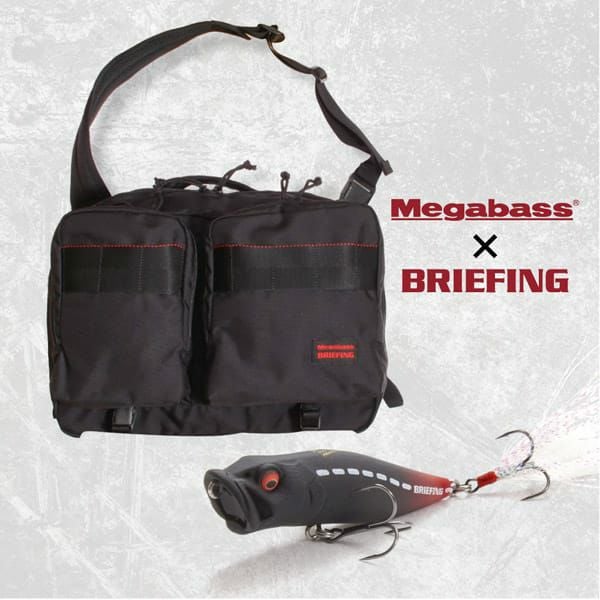 Megabass POP X BRIEFINGコラボ MEGABASS X BRIEFING ANGLER SLING POPX SET | Megabass - メガバス