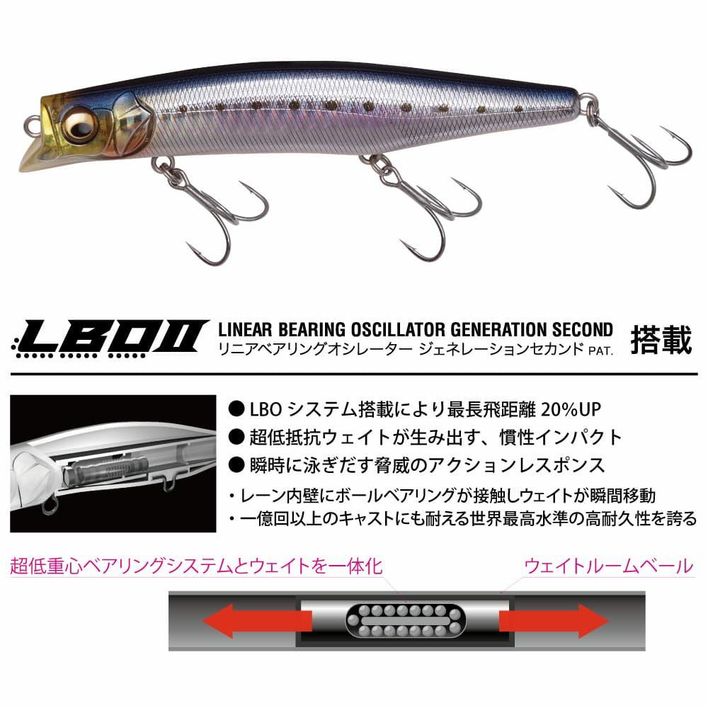 7月下旬発送】KAGELOU MD 125F HT ブラックピンクバック | Megabass