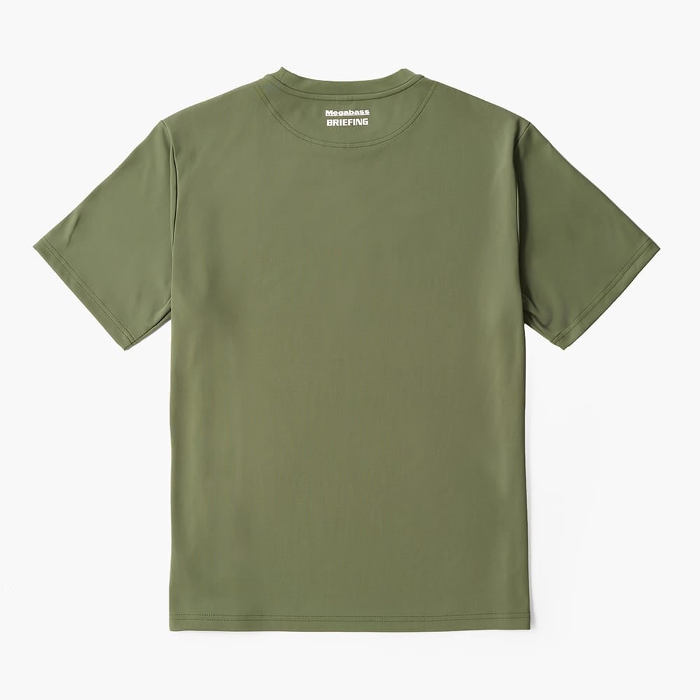 MEGABASS X BRIEFING DRY T-SHIRT OLIVE | Megabass - メガバス