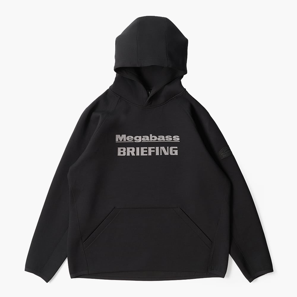 MEGABASS X BRIEFING JOLLY ROGER EMBLEM HOODIE BLACK | Megabass