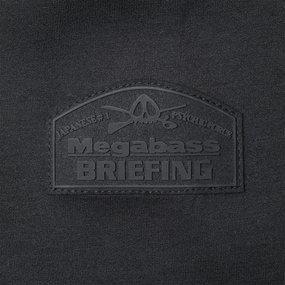 MEGABASS X BRIEFING JOLLY ROGER EMBLEM HOODIE BLACK | Megabass
