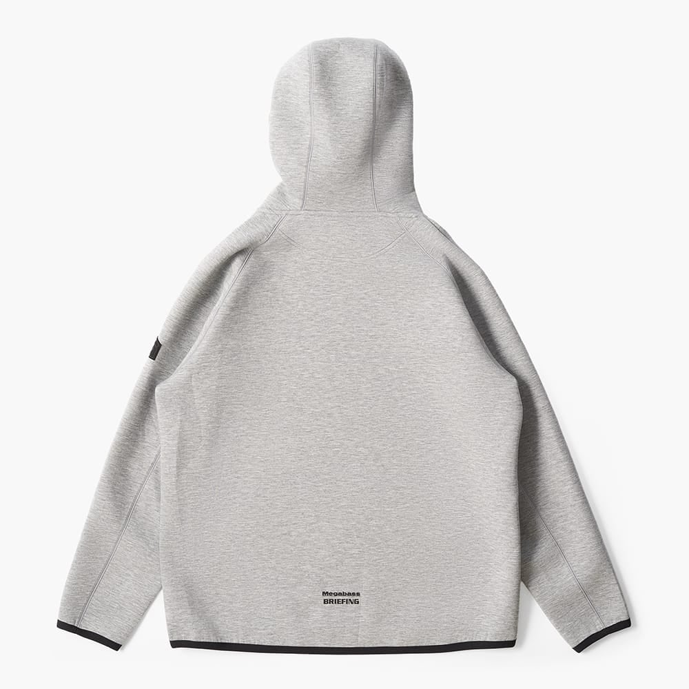 MEGABASS X BRIEFING JOLLY ROGER EMBLEM HOODIE GRAY | Megabass