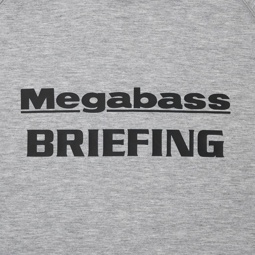 MEGABASS X BRIEFING JOLLY ROGER EMBLEM HOODIE GRAY | Megabass