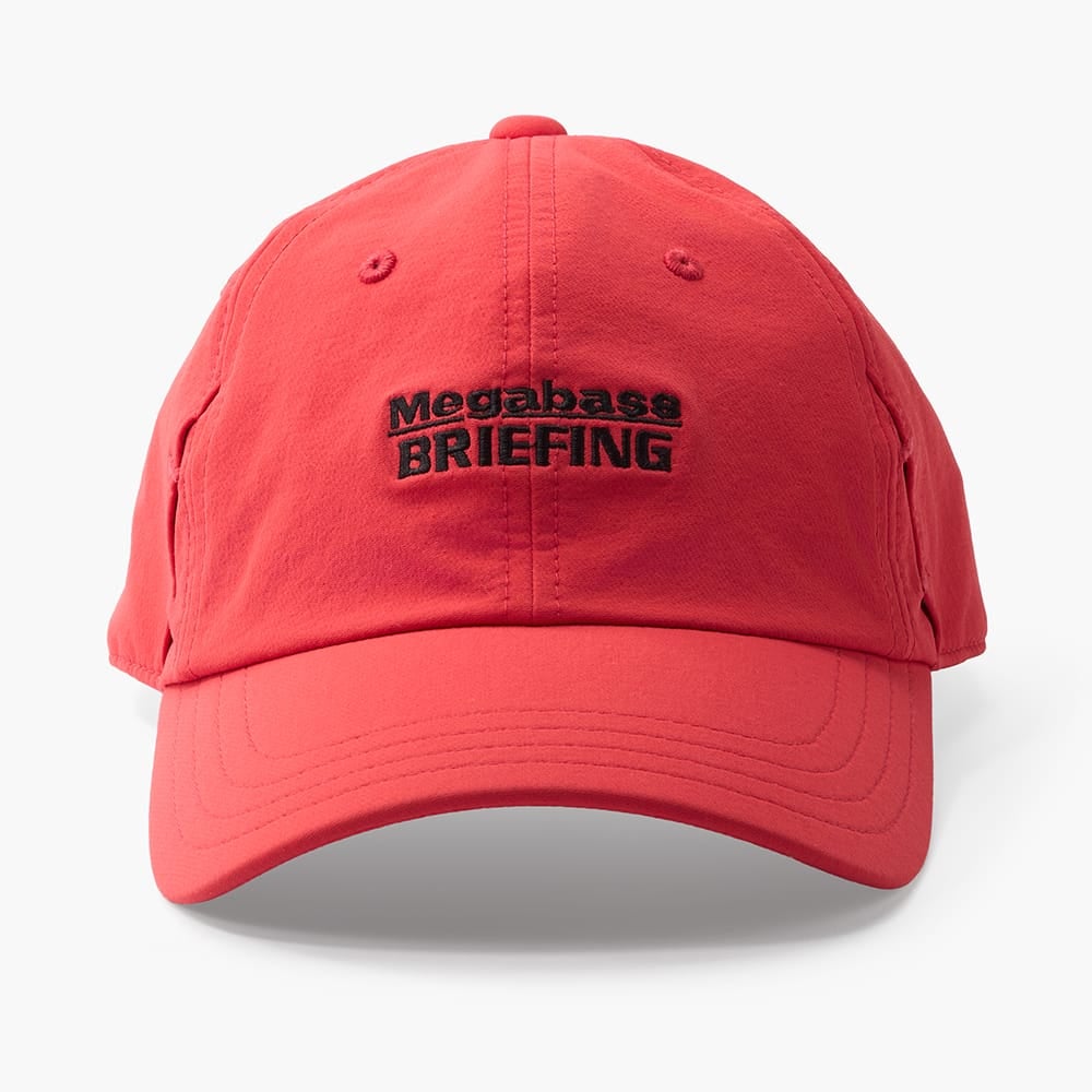 MEGABASS X BRIEFING GLASSHOLD CAP RED | Megabass - メガバス