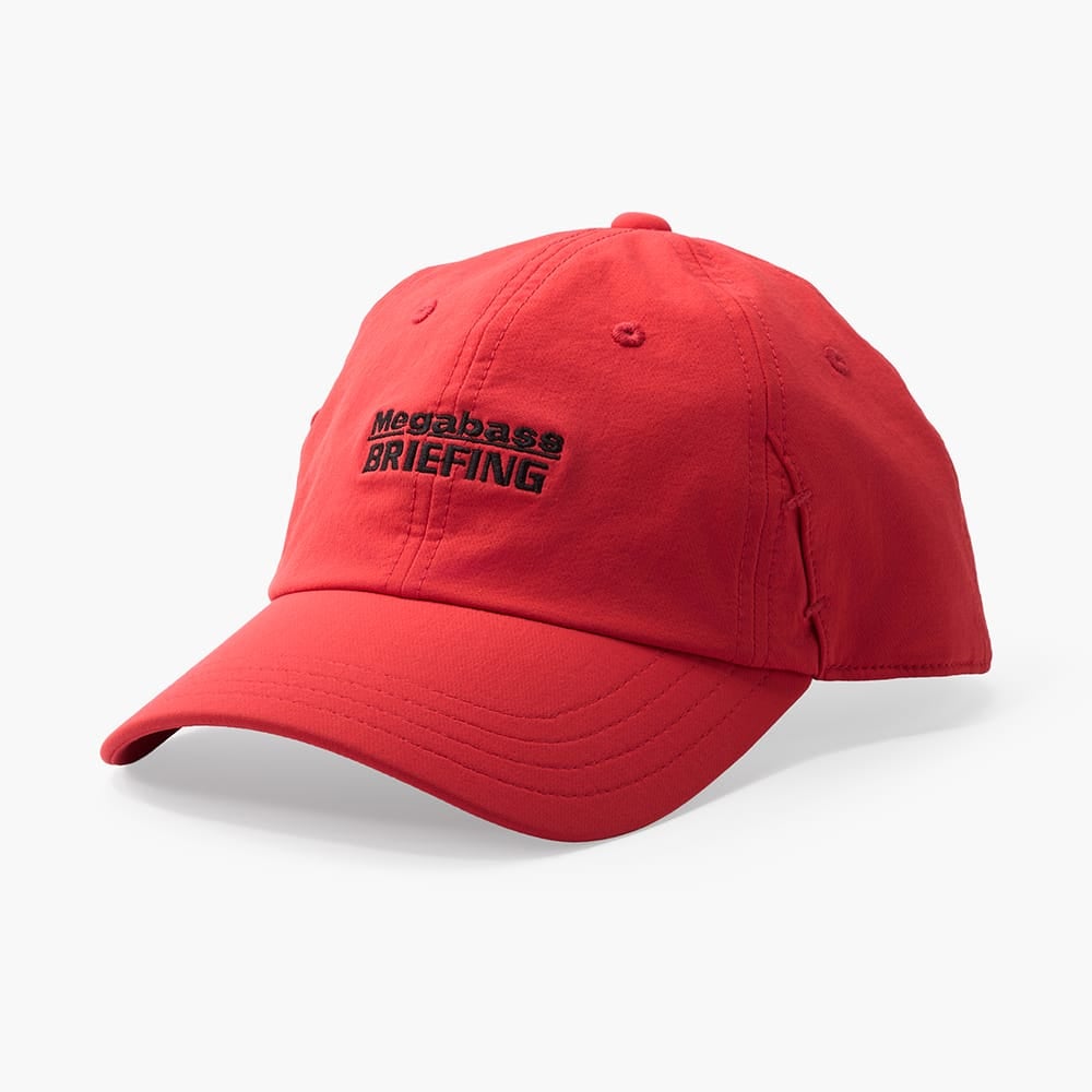 MEGABASS X BRIEFING GLASSHOLD CAP RED | Megabass - メガバス