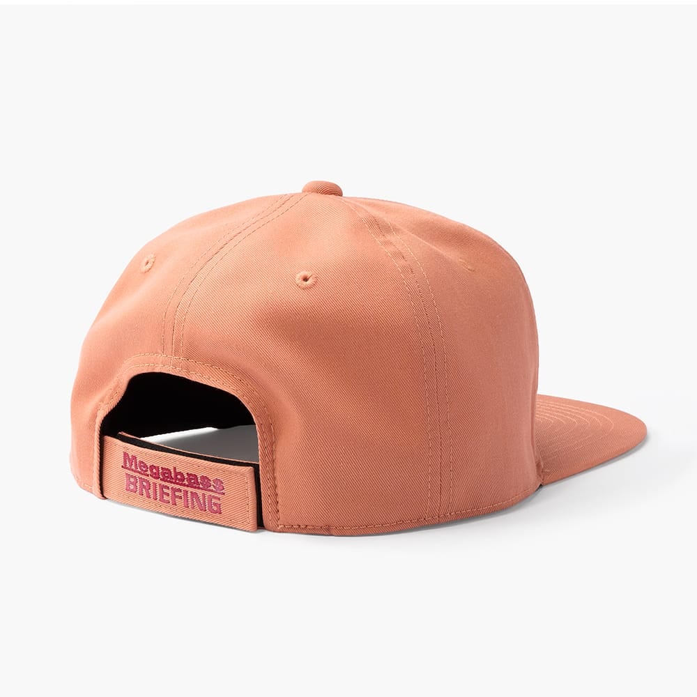 MEGABASS X BRIEFING FLAT VISOR CAP ORANGE | Megabass - メガバス