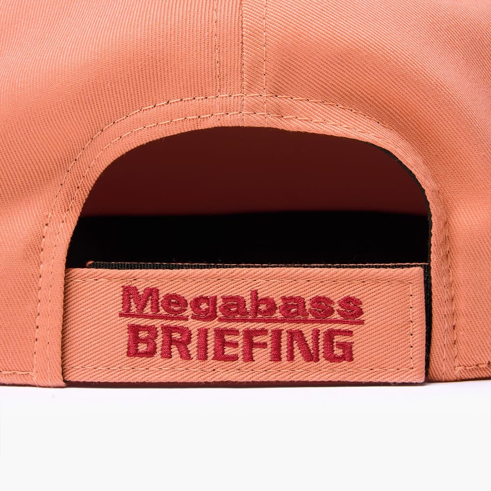 MEGABASS X BRIEFING FLAT VISOR CAP ORANGE | Megabass - メガバス