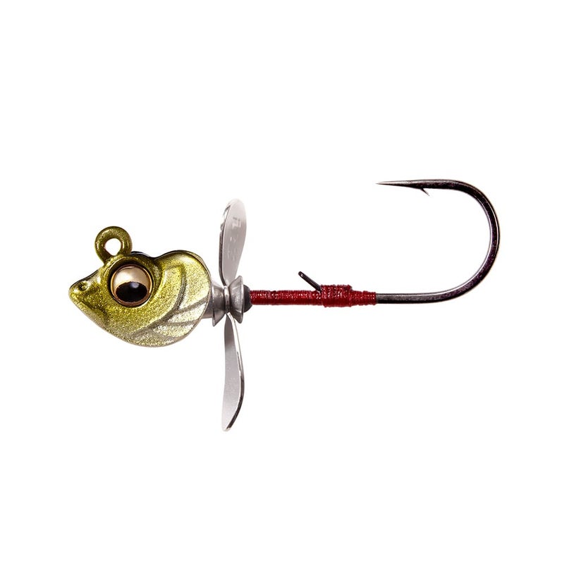 【11月下旬発送】OKASHIRA SCREWHEAD 3/16oz.#2/0 ウィードカモ
